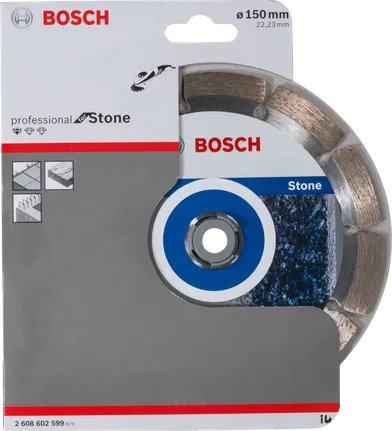 Bosch dijamantna rezna ploča za kamen, 150 mm.