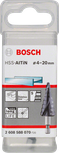 Bosch HSS-AlTiN stepenasto svrdlo 4-20 mm za nehrđajući čelik.
