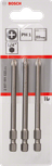 Bosch PH1 set od tri bita za odvijač 89 mm.