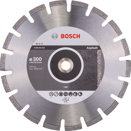 Bosch Standard dijamantna rezna ploča za asfalt 300 mm.