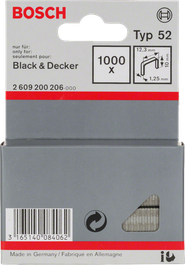 Bosch spajalice Typ 52 12,3 × 10 × 1,25 mm.
