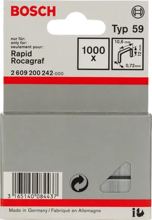 Bosch Typ 59 Rapid Rocagraf spajalice 10,6 mm.