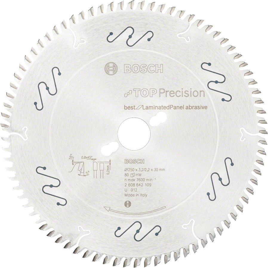 Bosch Top Precision kružna pilna ploča.