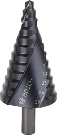 Bosch HSS-AlTiN stepenasto svrdlo za rupe od 6-39 mm.