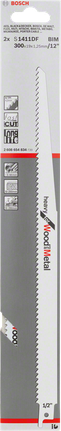 Bosch S1411DF list za recipročnu pilu za drvo i metal.