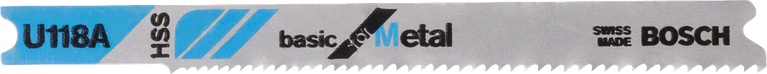 Bosch list ubodne pile U 118 A za rezanje tankog lima.