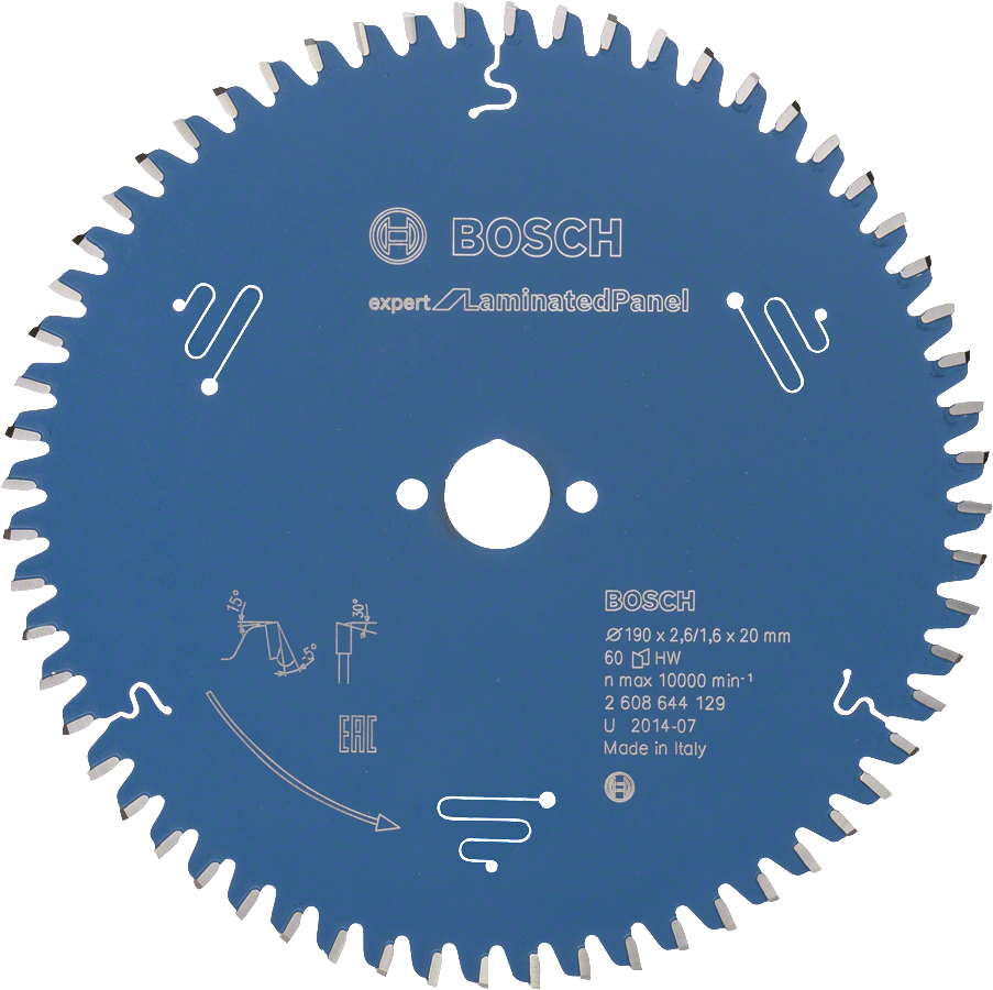 Bosch Expert list kružne pile za laminirane ploče 190 mm.