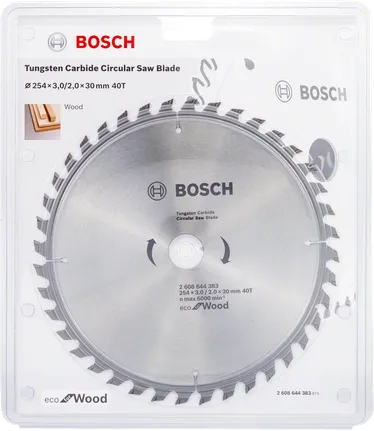 Bosch list kružne pile Eco za drvo 254 mm.
