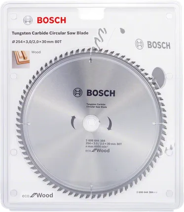 Bosch kružna pilna ploča 254×30 mm.