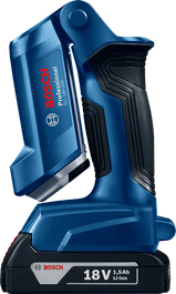 Bosch GLI18V-3000 bežična radna svjetiljka s 18V baterijom.