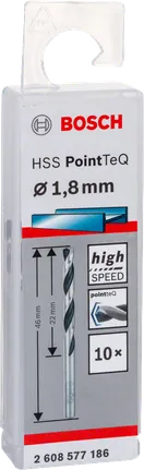 Bosch HSS PointTeQ set svrdala 1,8 mm.