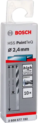 Bosch HSS PointTeQ set svrdala 2,4 mm.