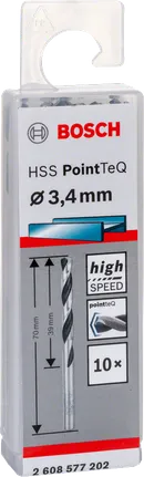 Bosch HSS PointTeQ set svrdala od 3,4 mm.