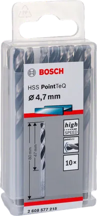 Bosch HSS PointTeQ svrdla 4,7 mm.