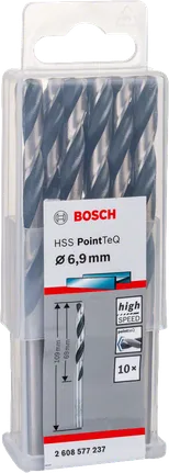Bosch HSS PointTeQ set svrdala 6,9 mm.