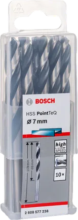 Bosch HSS PointTeQ svrdla 7,0 mm.