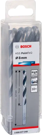 Bosch HSS PointTeQ svrdla 8,0 mm.