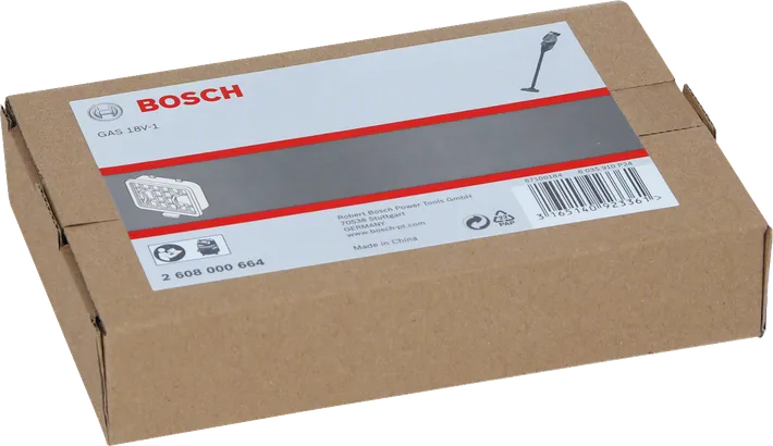 Kutija s priborom za Bosch filter.