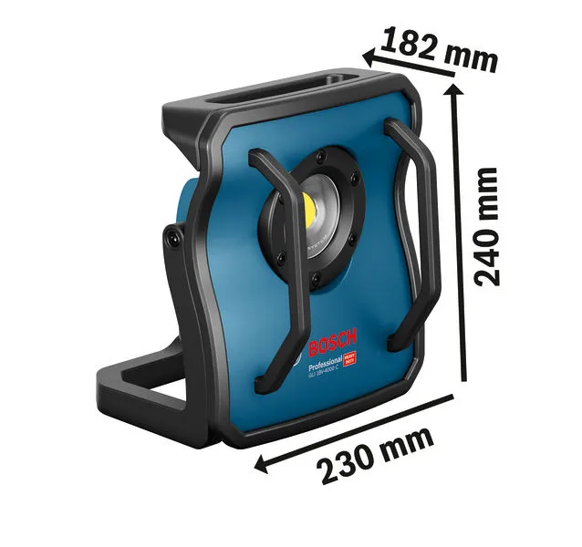 Bosch GLI 18V-4000 C bežična svjetiljka za gradilište, 4000 lumena.