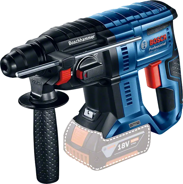 Bosch GBH 180-LI akumulatorski rotacijski čekić, bez četkica.