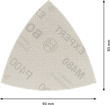 Bosch EXPERT M480 brusna mreža za delta brusilice 93 mm.