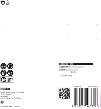 Bosch C470 brusni papir 115 mm, granulacija 240, pakiranje od 5 komada.