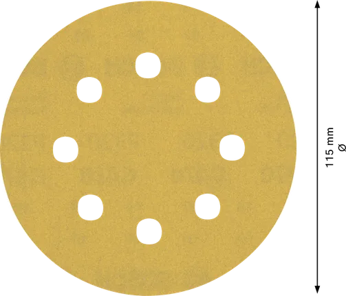 Bosch EXPERT C470 brusni disk granulacije 320 s 8 rupa.