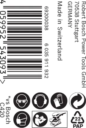 Bosch EXPERT C470 brusni papir u roli 93 mm x 50 m G 100.