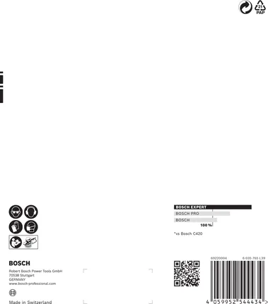 Bosch EXPERT C470 pakiranje brusnog papira za višerupne diskove od 150 mm.