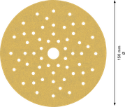 Bosch C470 brusni papir s više rupica, 150 mm, G180.