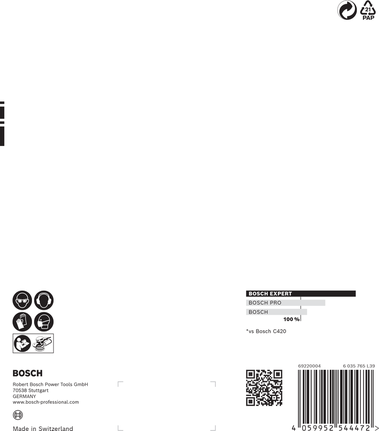 Bosch EXPERT C470 brusni papir s više rupica 150 mm G320.
