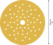 Bosch C470 brusni papir, više rupa, promjera 150 mm.