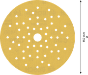 Bosch C470 brusni papir, 150 mm višerupni G 400.