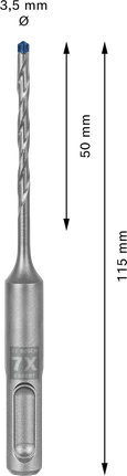Bosch SDS plus-7X svrdlo za udarno bušenje 3,5 x 115 mm.