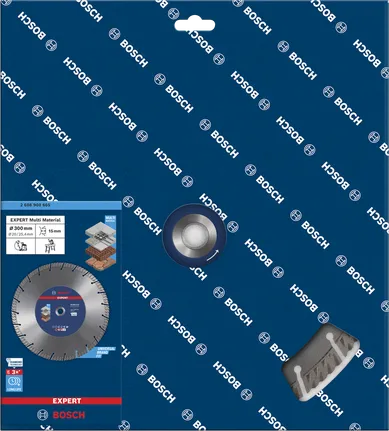 Bosch EXPERT MultiMaterial dijamantna rezna ploča 300×20/25,40×3×15 mm.