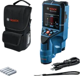 Bosch D-Tect 200 C zidni skener sa zaslonom i priborom.