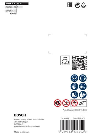 Bosch EXPERT MultiMaterial dijamantna rezna ploča 115 x 22,23 x 2,2 x 12 mm.