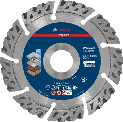Bosch EXPERT dijamantna rezna ploča za više materijala 125 mm.