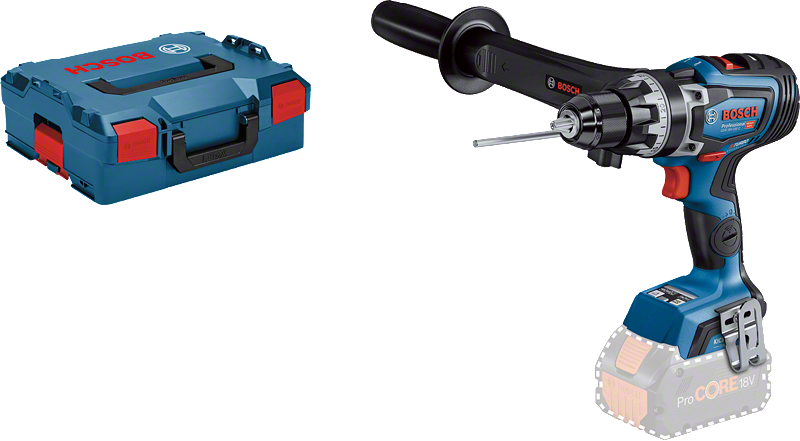 Bosch GSR 18V-150 C akumulatorska bušilica s bočnom ručkom.