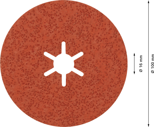 Bosch EXPERT R782 Prisma keramički vlaknasti disk 100 mm, granulacija 36.