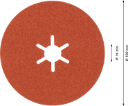Bosch EXPERT R782 Prisma keramički vlaknasti disk 100 mm G 60.