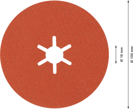 Bosch EXPERT R782 Prisma keramički vlaknasti disk 100 mm G80.
