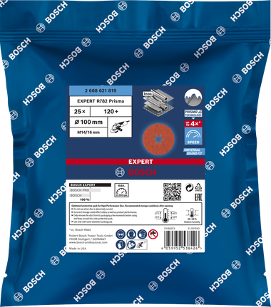Bosch EXPERT R782 Prisma keramički vlaknasti disk 100 mm G 120.