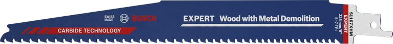Bosch EXPERT list pile od tvrdog metala za rušenje drveta s metalom.
