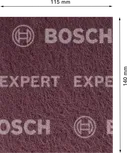 Bosch EXPERT N880 flis jastučić, vrlo fine kestenjaste boje.