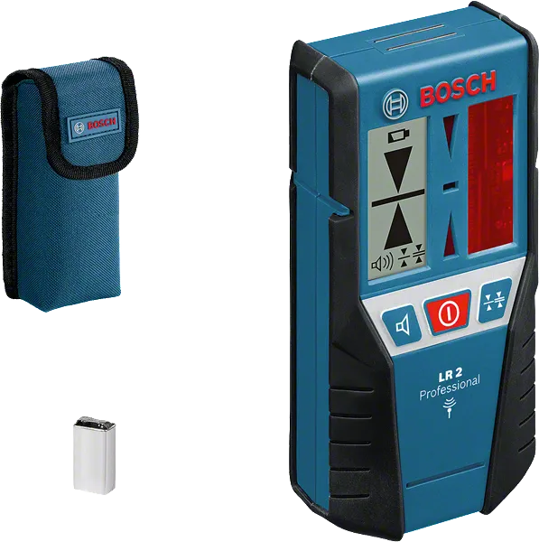 Bosch LR 2 laserski prijemnik sa zaštitnom torbicom.