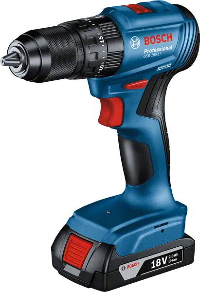 Bosch GSB 185-LI akumulatorska bušilica/odvijač, baterija 18 V 2,0 Ah.