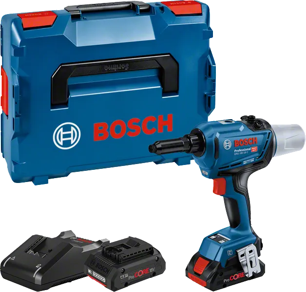Bosch GRG 18V-16 C akumulatorski komplet pištolja za zakivanje.