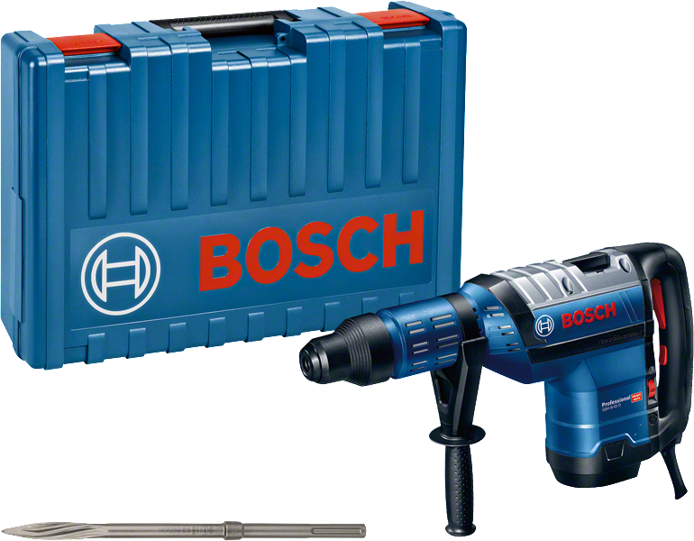 Bosch GBH 8-45 D rotacijski čekić s kutijom i dlijetom.