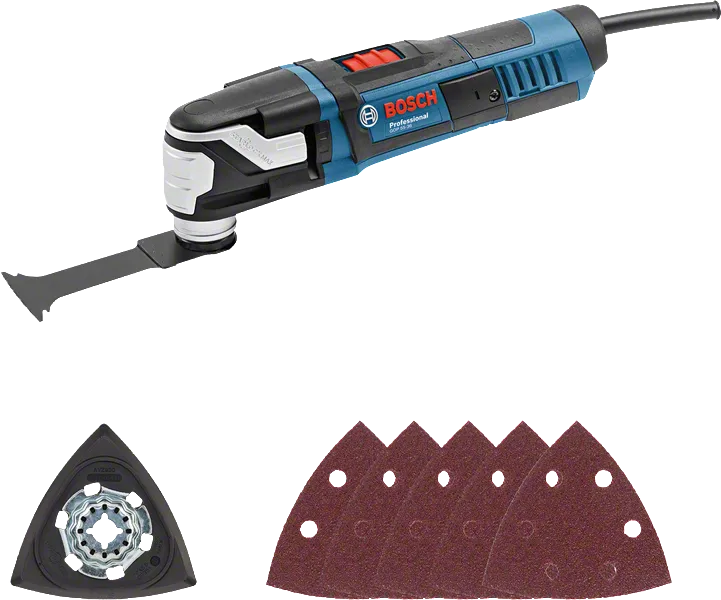 Bosch GOP 55-36 oscilirajući višenamjenski alat s brusnim pločama.